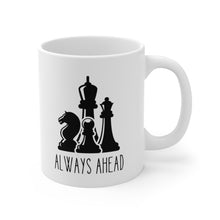 Load image into Gallery viewer, Chess Pieces Always Ahead Ceramic Mug 11oz
