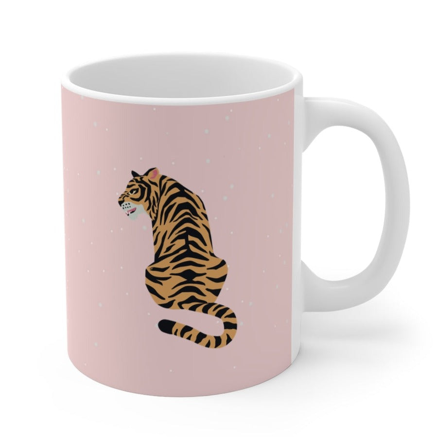 Pink Leopard Mug 11 oz