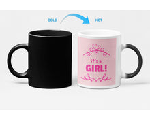 Load image into Gallery viewer, Its a GIRL Baby Shower Heat Sensitive Color Changing Mug
