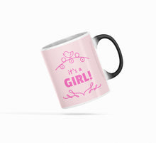 Load image into Gallery viewer, Its a GIRL Baby Shower Heat Sensitive Color Changing Mug
