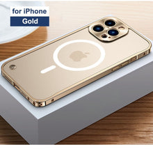 Load image into Gallery viewer, Premium Metal Frame Protective Case for iPhone
