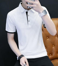 Load image into Gallery viewer, Mens Slim Fit Short Sleeve Polo Shirt
