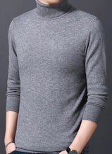 Load image into Gallery viewer, Mens Slim Fit Turtle Neck Sweater
