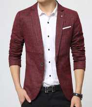 Load image into Gallery viewer, Mens Classic Houndstooth Blazer
