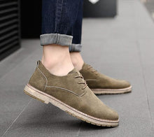 Load image into Gallery viewer, Mens Faux Suede Casual Lace Up Shoes
