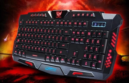 Ninja Dragons Z8V Wired 3 Backlight Ergonomics Gaming Keyboard