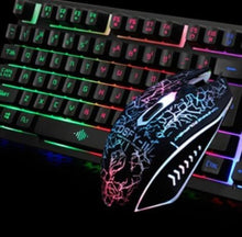 Load image into Gallery viewer, Ninja Dragon Z4 104 Keys LED Flame Gaming Keyboard with 2000 DPI Mouse
