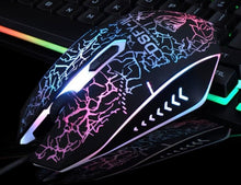 Load image into Gallery viewer, Ninja Dragon Z4 104 Keys LED Flame Gaming Keyboard with 2000 DPI Mouse

