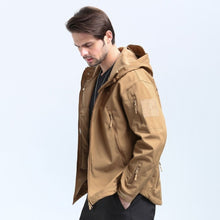 Load image into Gallery viewer, Mens Army Style Wind and Waterproof Jacket

