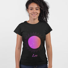 Load image into Gallery viewer, Womens LEO Gradient Zodiac T-Shirt
