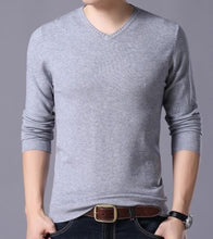 Load image into Gallery viewer, Mens V Neck Knitted Top
