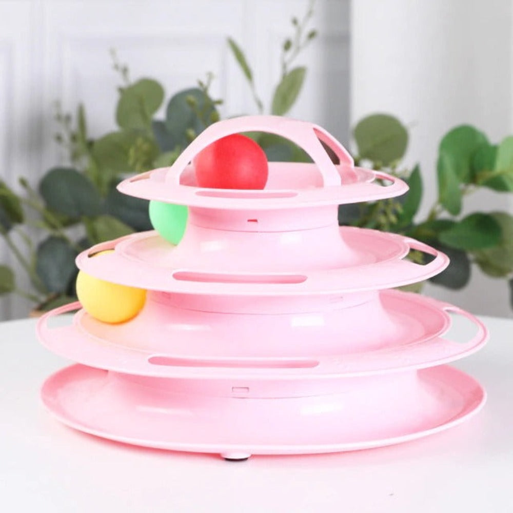 Foldable Multi layers Turntable interactive Cat Toy