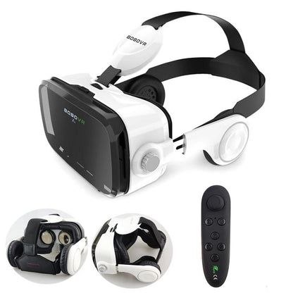 Ninja Dragon VZ4 3D VR Stereo Headset with Remote Control for 4" to 6" Mobile Phones