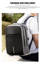 Load image into Gallery viewer, Multifunctional Anti Shock Backpack with USB and Headphone Port
