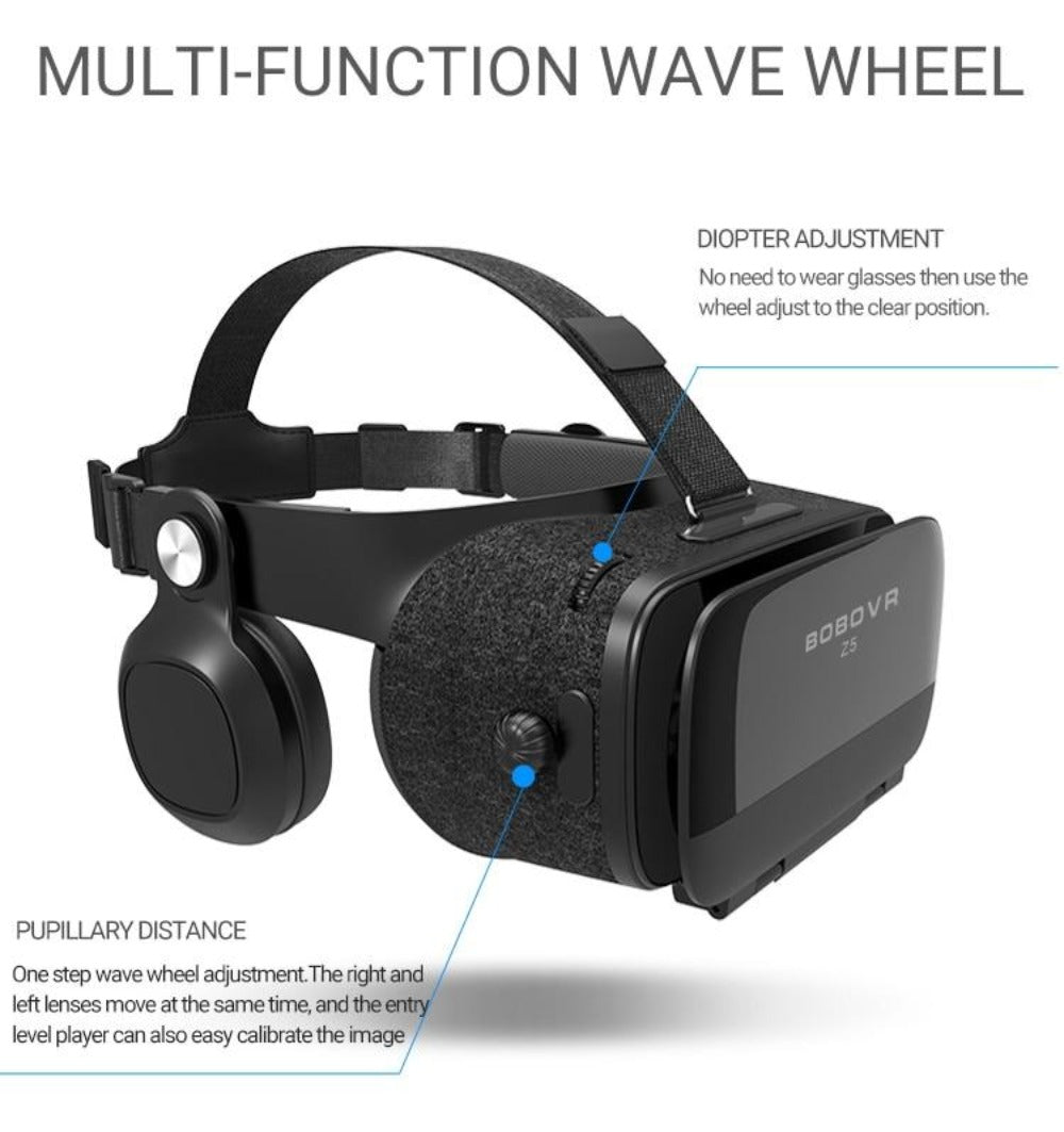 Dragon VR Gaming 3D Stereo Headset with Bluetooth Gaming Controller