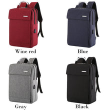 Load image into Gallery viewer, Dual Compartment Anti Theft Soft Back Computer Backpack with Top Handle
