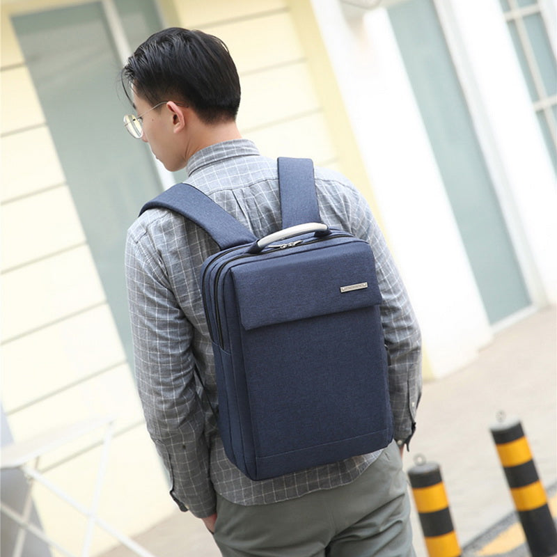 Dual Compartment Anti Theft Soft Back Computer Backpack with Top Handl ...
