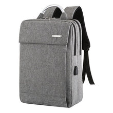 Load image into Gallery viewer, Dual Compartment Anti Theft Soft Back Computer Backpack with Top Handle
