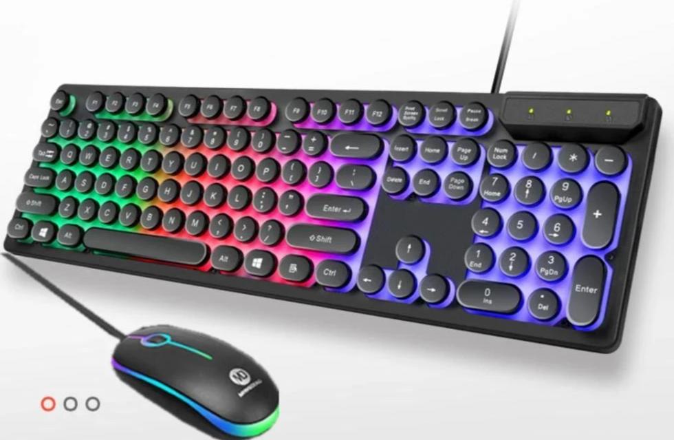 Dragon Z9i USB Wired Light Up Gaming Keyboard and Mouse Set