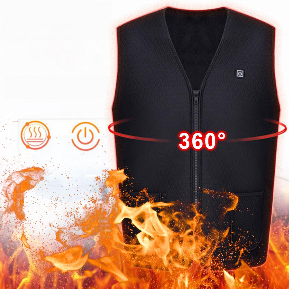 Unisex Smart Tech Fashion USB Heating Vest