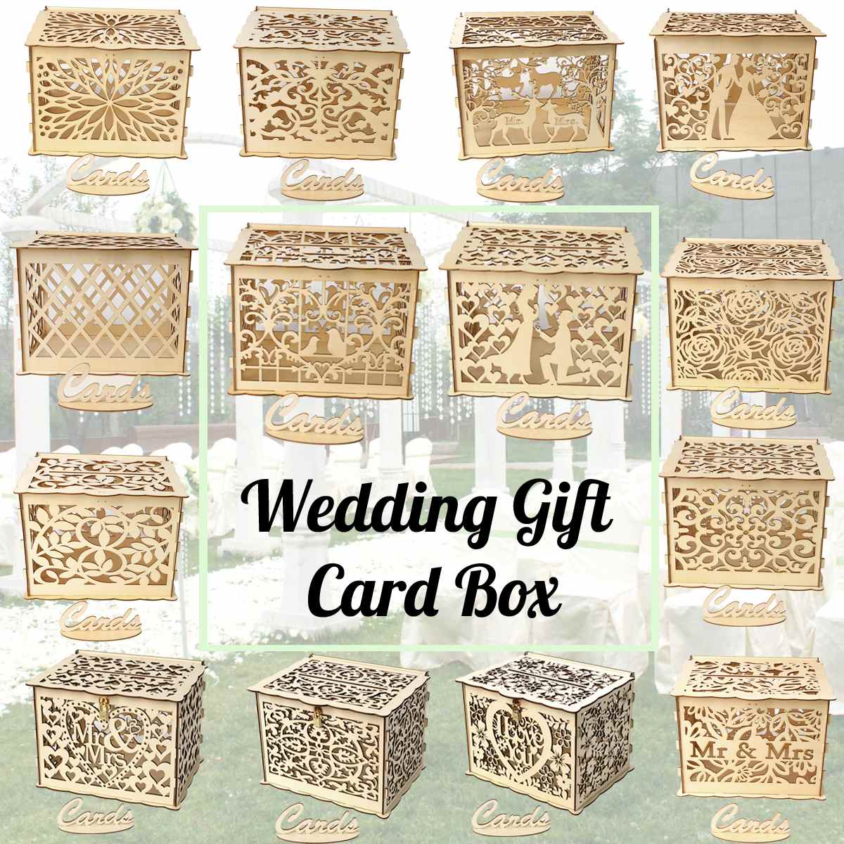 Wedding Gift Card Box
