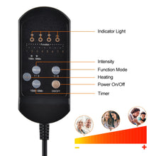 Load image into Gallery viewer, Portable Vibrating Heat Therapy Massage Cushion Mattress
