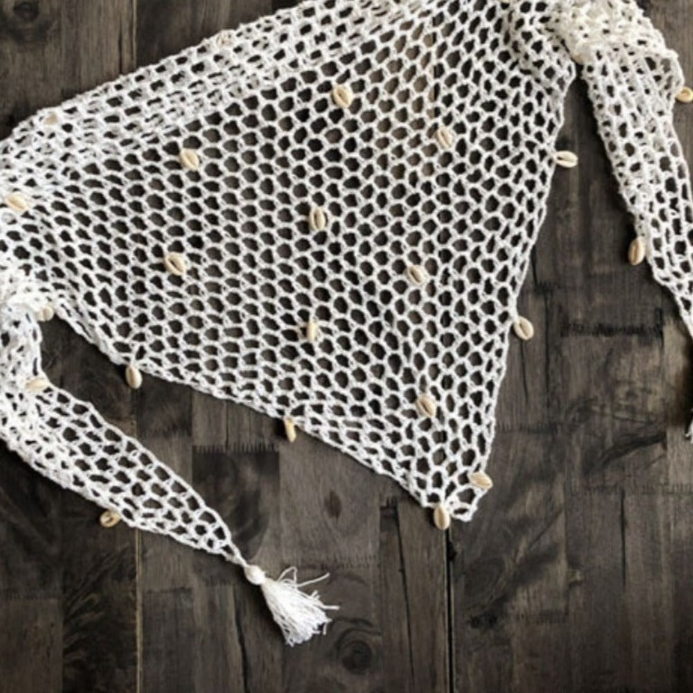 Crochet Bathing Suit Cover Up Skirt Wrap
