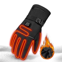 Load image into Gallery viewer, Waterproof Heated Motorcycle Touch Screen Battery Powered Gloves
