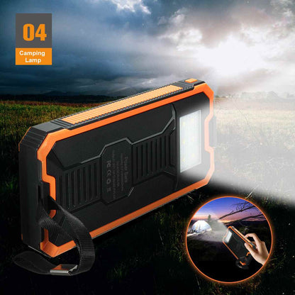 Waterproof Portable Battery Pack with Flash Light