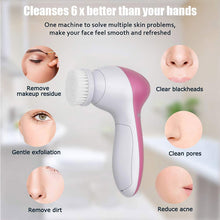 Load image into Gallery viewer, Face Massage Cleansing Brush Set
