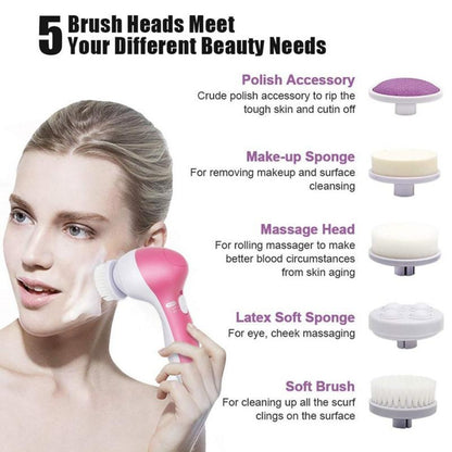 Face Massage Cleansing Brush Set