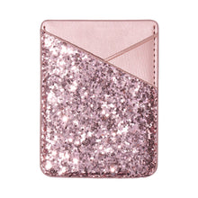 Load image into Gallery viewer, Universal Sequins Card Holder Stick On Pouch For Cell Phone Case
