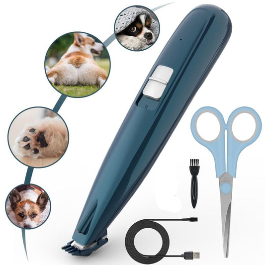 Pet Paw Hair Clippers With LED Light