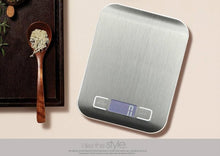 Load image into Gallery viewer, Electronics Kitchen Scale Stainless Steel
