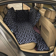 Load image into Gallery viewer, Dog Waterproof Car Seat Cover With Paw Prints
