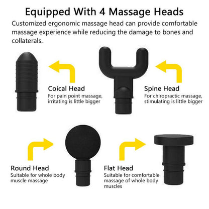 F9 30 Speeds Premium 6 Heads  Handheld Massager