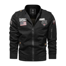 Load image into Gallery viewer, Mens Military Pilot Zipper Jacket
