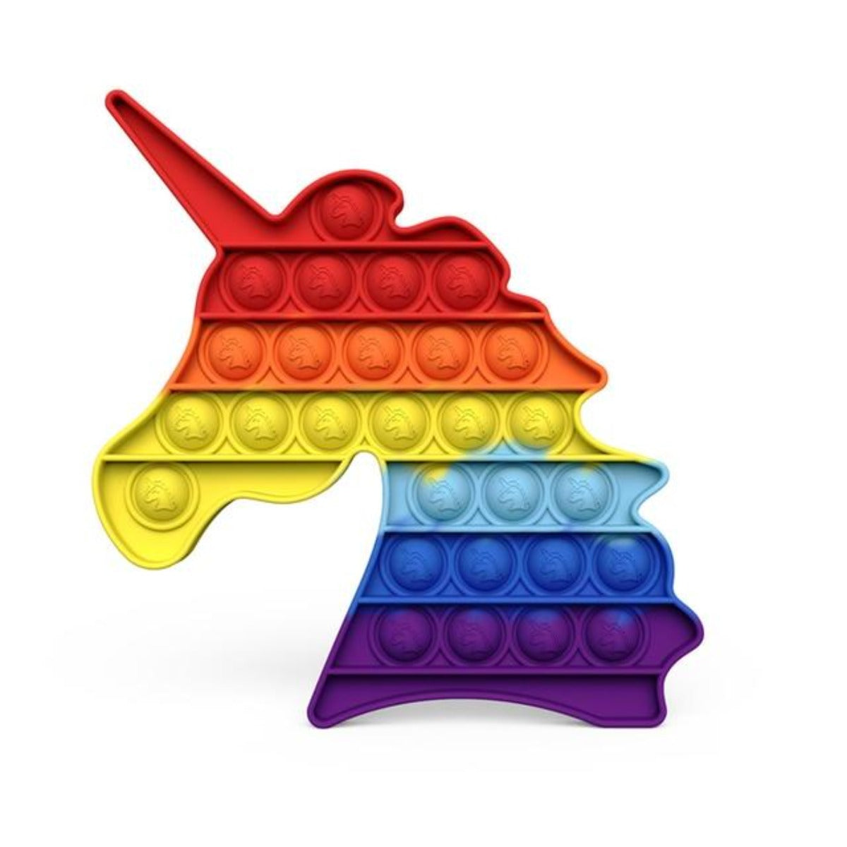 Colorful Rainbow Bubble Press Fidget Stress Relief Toy 4  Pcs Combo Pack