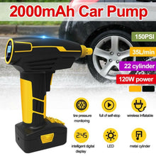 Load image into Gallery viewer, Portable Tire Inflator Air Pump
