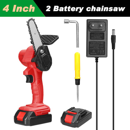 Portable 4 Inch  Mini Electric Mini Electric Chain Saw Gardening Tool