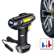 Load image into Gallery viewer, Portable 12V Tire Inflator Pump Air Compressor with LED Light
