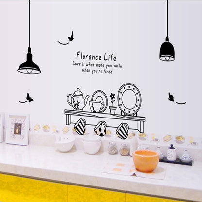 Removable wall stickers for kitchen Florence Life 3 stickers pack