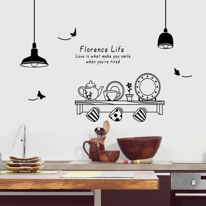 Removable wall stickers for kitchen Florence Life 3 stickers pack