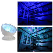 Load image into Gallery viewer, Premium Ocean Wave LED Projector Lights Speaker with Remote control
