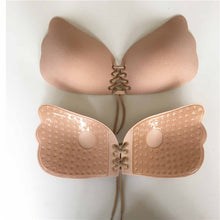 Load image into Gallery viewer, Butterfly Strapless Push Up Silicone Bra

