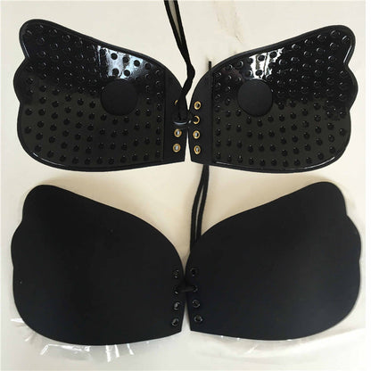 Butterfly Strapless Push Up Silicone Bra