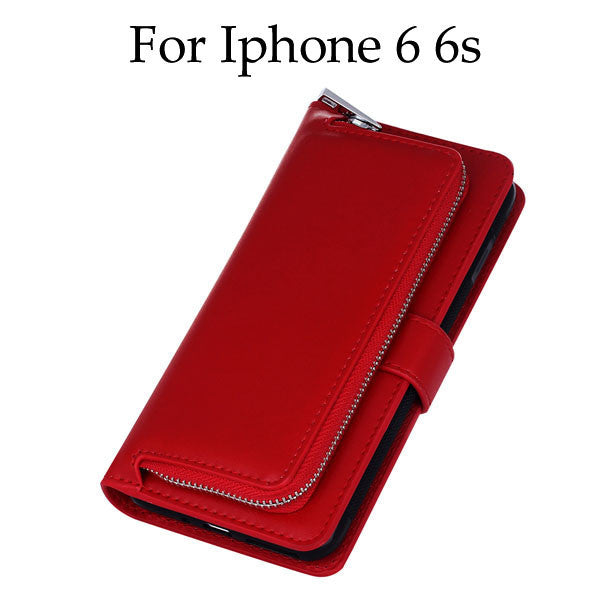 2 in 1 Leather Flip Waller Card Holder Case For iPhone and Samsung Galaxy - Onetify