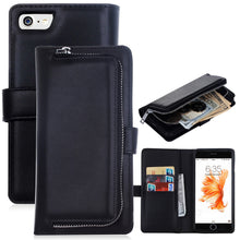 Load image into Gallery viewer, 2 in 1 Leather Flip Waller Card Holder Case For iPhone and Samsung Galaxy - Onetify
