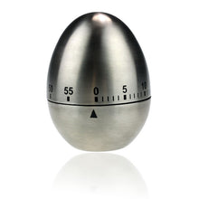 Load image into Gallery viewer, Stainless Steel Egg Shaped Kitchen Timer

