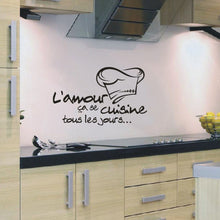 Load image into Gallery viewer, French Cuisine Chef Theme Kitchen and Home Decor Wall Sticker
